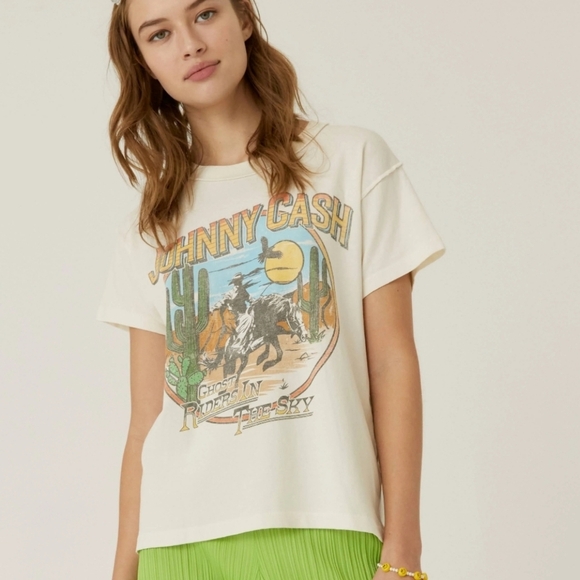 Daydreamer Johnny Cash Ghostrider Tshirt XS - Picture 10 of 10